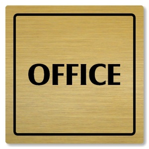 Office, 118x118mm, zlatá, Arizona